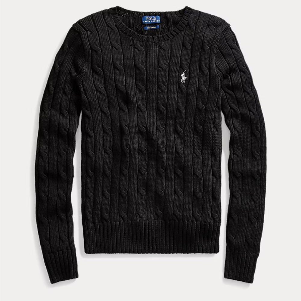 Cable-Knit Cotton Crewneck
Sweater
Polo Ralph Lauren